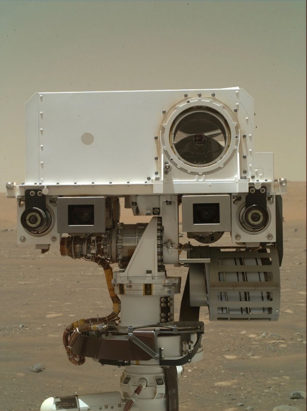Selfie du rover Perseverance - Instrument Supercam